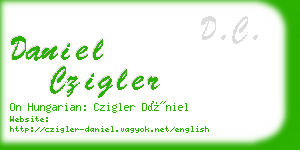 daniel czigler business card